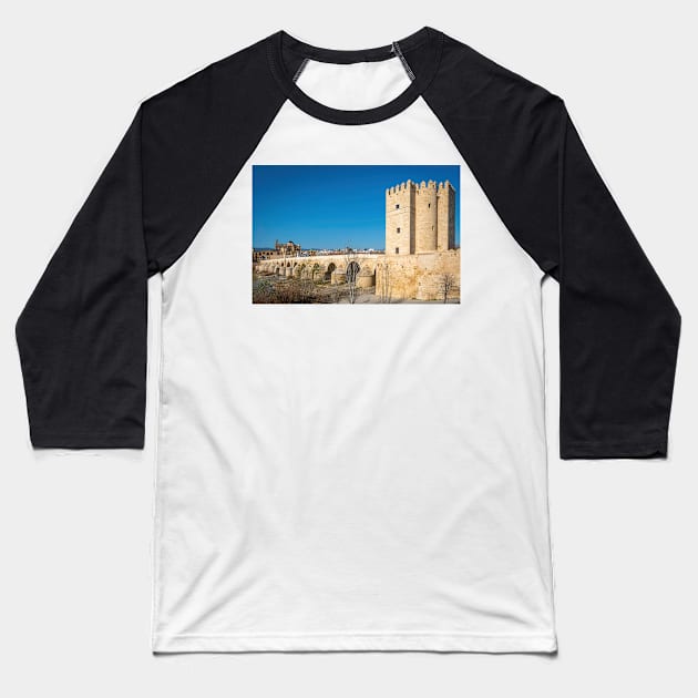 The Roman Bridge - Cordoba Baseball T-Shirt by bkbuckley